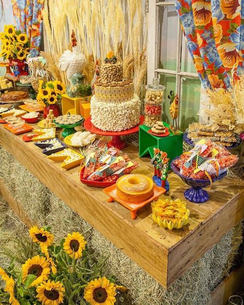 como montar mesa de doces para festa de 1 ano
