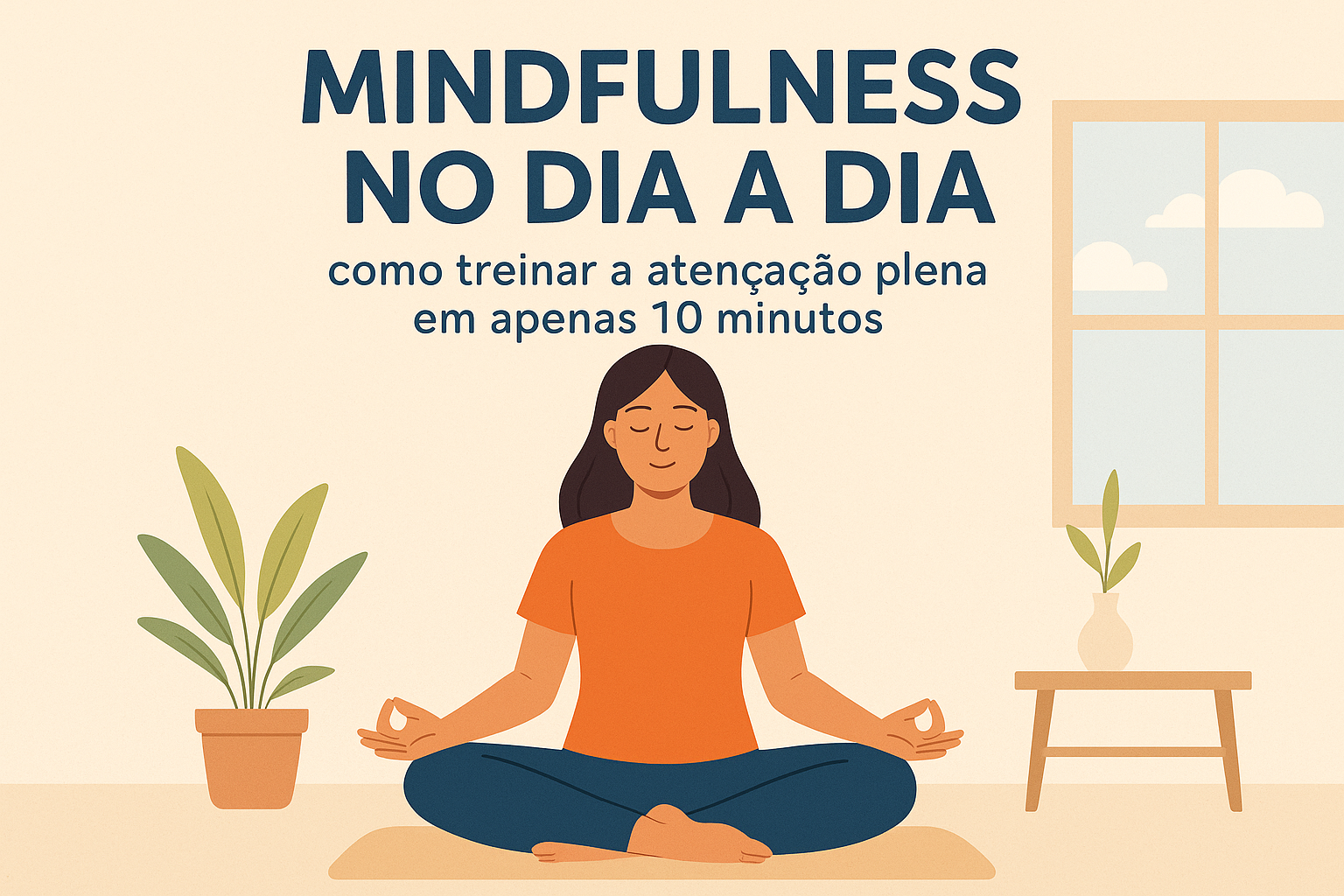 5 ideias de títulos:
1. Mindfulness para Iniciantes: Um Guia Prático para o Dia a Dia
2. Os Benefícios Comprovados do Mindfulness para a Saúde Mental e Física
3. Como Integrar o Mindfulness na Rotina de Trabalho: Técnicas e Dicas
4. Alimentação Consciente: Descubra o Poder do Mindful Eating
5. Mindfulness e Sono: Melhore sua Qualidade de Descanso com Atenção Plena