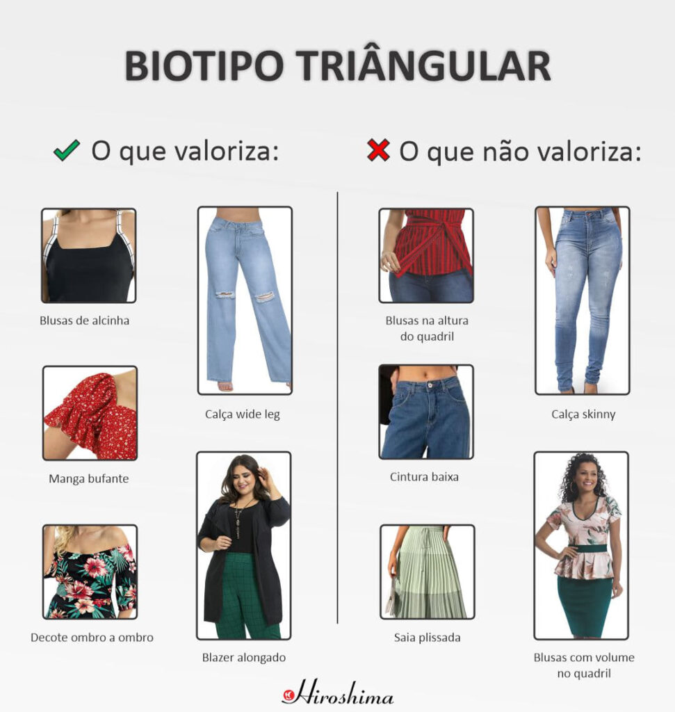 10 looks elegantes para cada tipo de corpo feminino