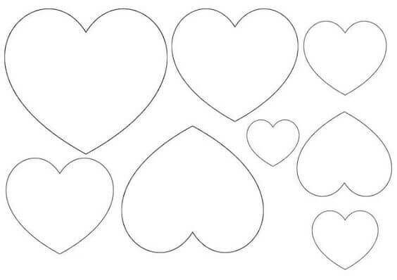 Como Usar Moldes de Coração em Artesanato de Feltro