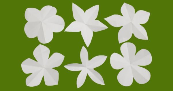 molde de flor de rosa para imprimir em tamanho real