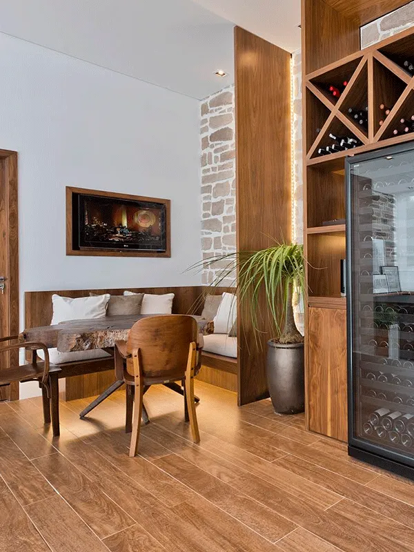 Além da Madeira: Materiais e Texturas para Complementar seu Ambiente