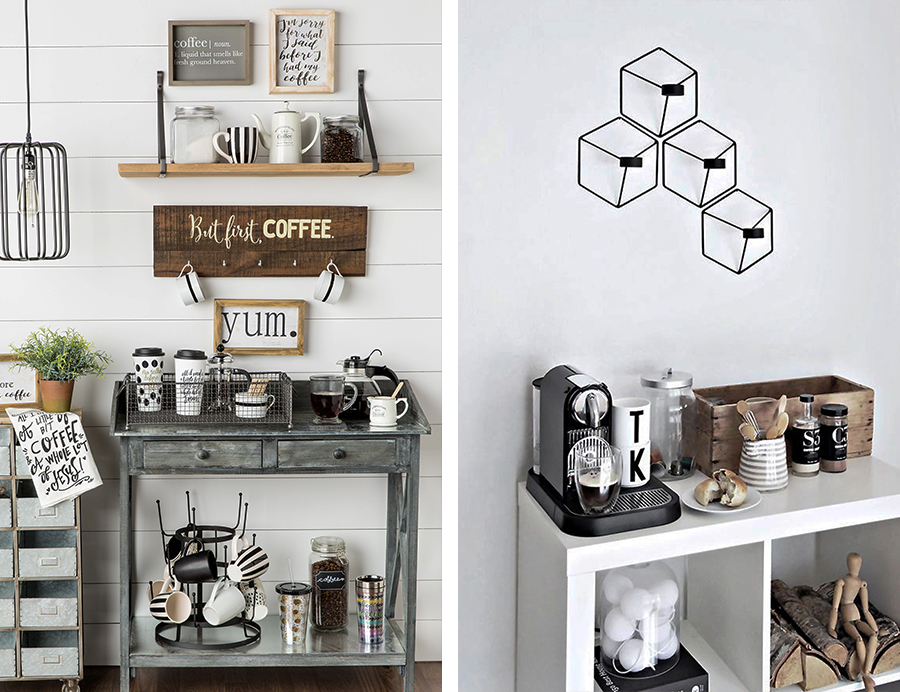 ideias de moveis para cantinho do cafe pequeno