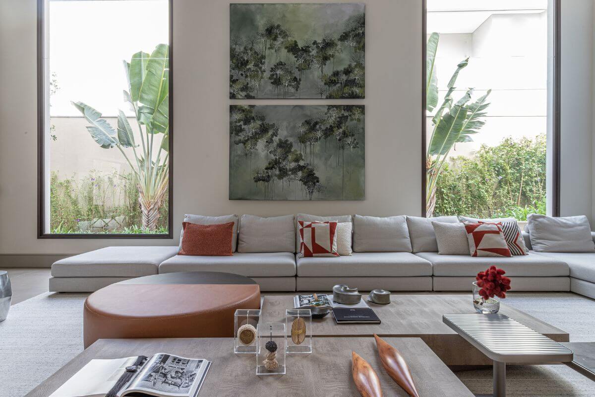 como decorar parede atras do sofa gastando pouco