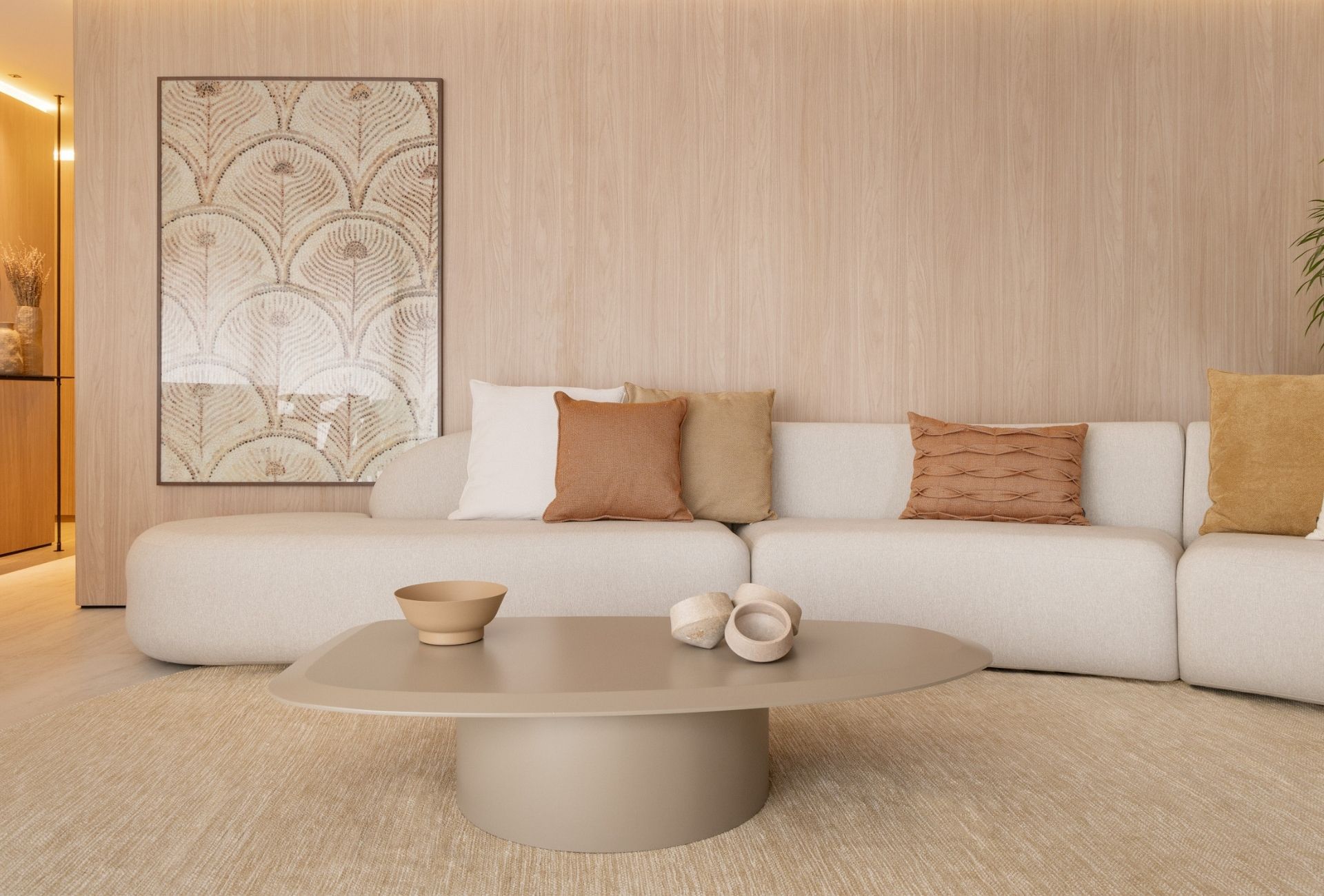 melhores sofás retos para salas pequenas