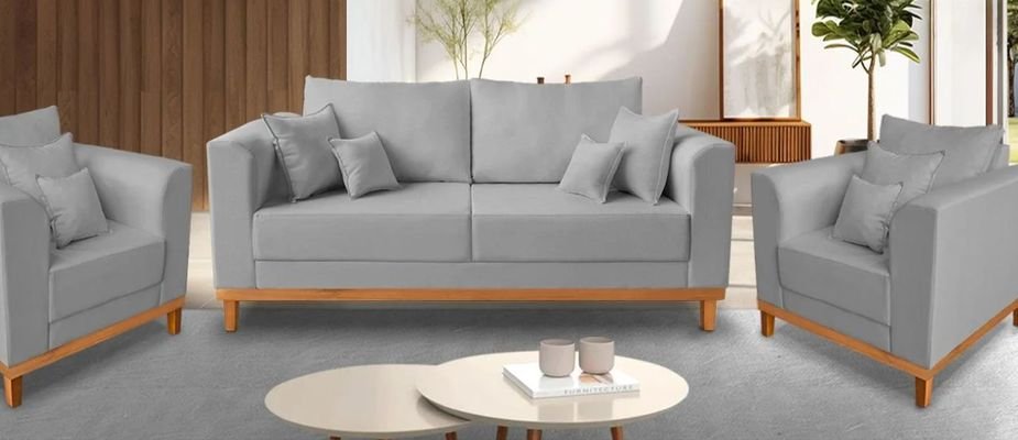 o sofa reto ja era como tendencia