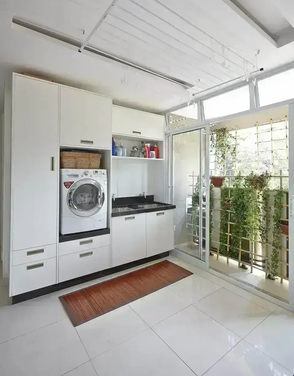 organizacao da area de servico