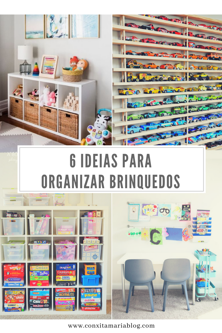 10 ideias criativas para organizar brinquedos