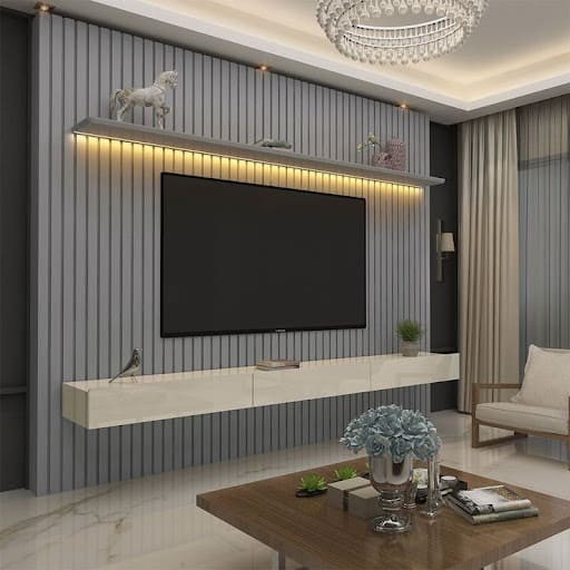 painel ripado vs painel com led qual escolher