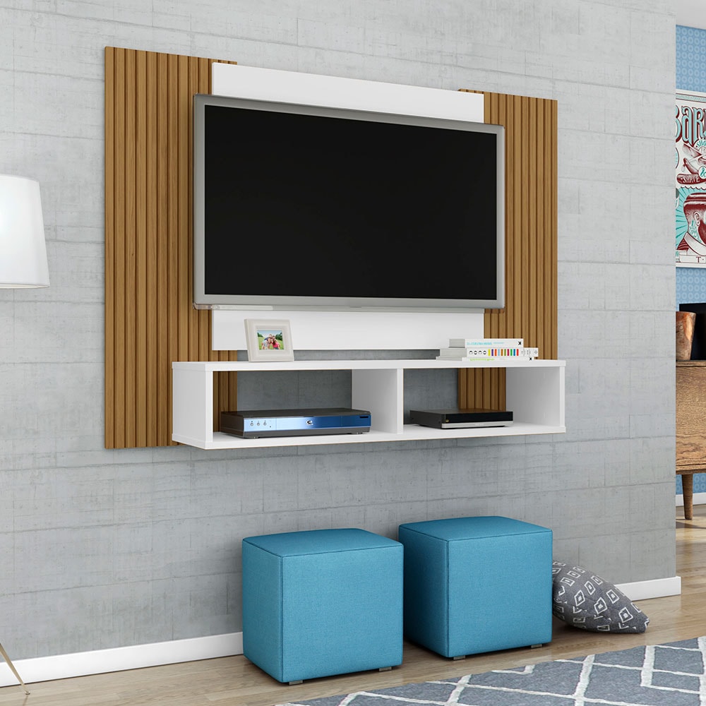 painel de tv suspenso para sala pequena