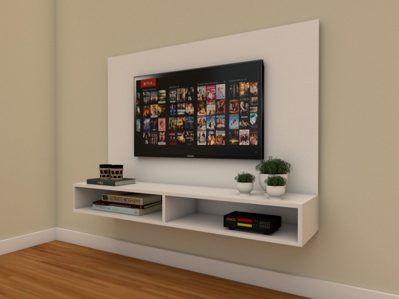 painel de tv até 50 polegadas sala pequena