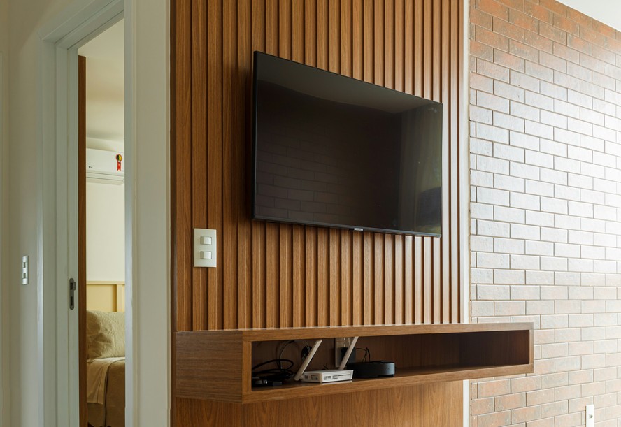 painel de tv até 65 polegadas sala pequena