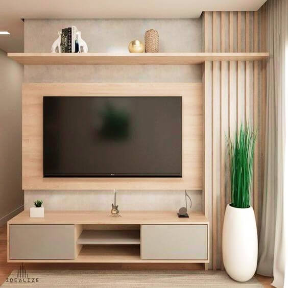 móvel de tv compacto para sala
