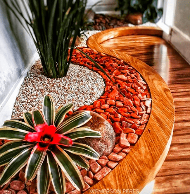 paisagismo para jardim de inverno simples