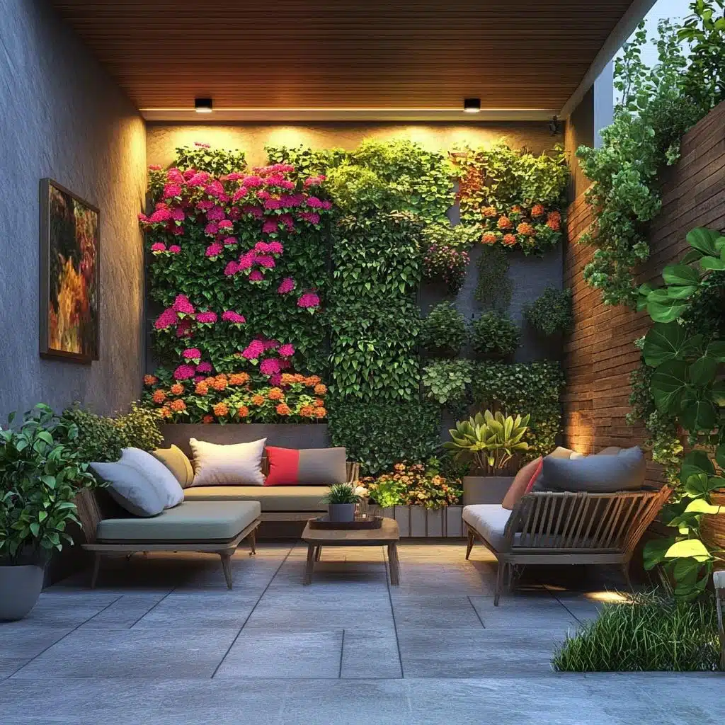 Como Usar Iluminação e Espelhos para Ampliar Seu Jardim