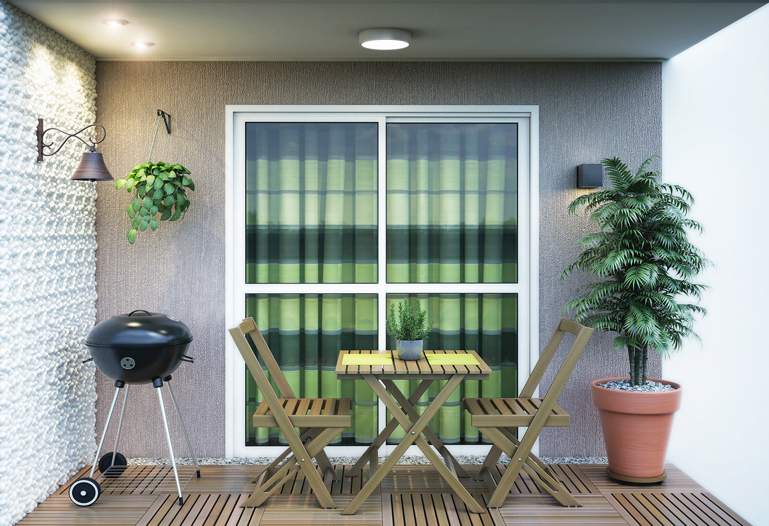 Transforme Sua Varanda: Ideias de Decoração com Cores Claras e Amplitude