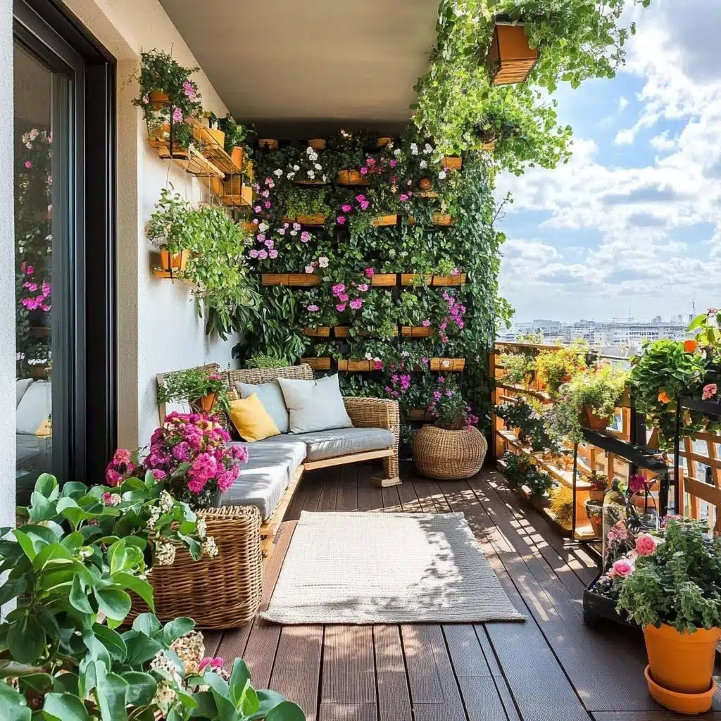 Como Criar um Jardim Vertical Deslumbrante em Apartamentos Pequenos