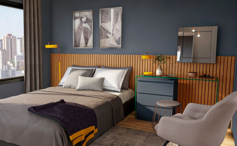 cores para quarto pequeno