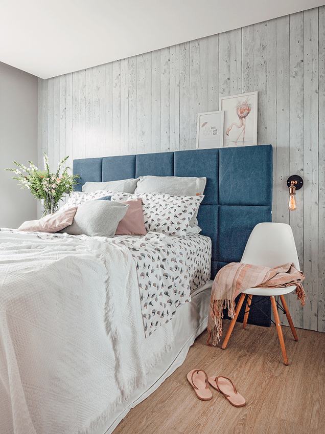 Como Usar Listras Verticais para Aumentar o Pé-Direito do Quarto