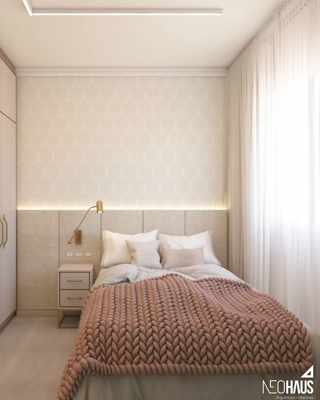 Guia Completo: Escolhendo o Papel de Parede Ideal para Quarto de Casal Pequeno