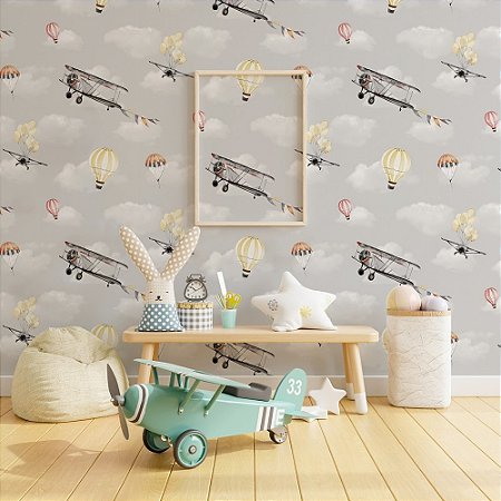 papel de parede espaço infantil