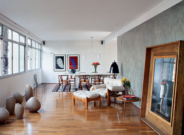 ideias de parede cimento queimado