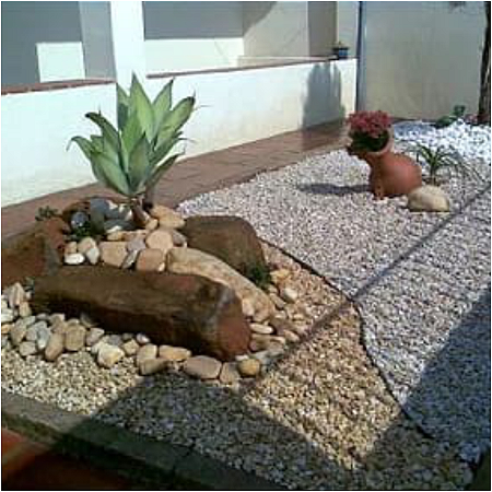 pedra jardim