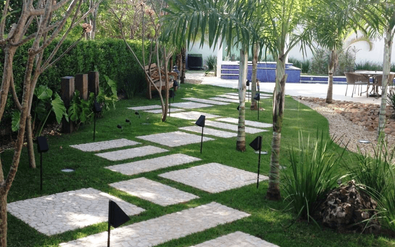 pedra jardim