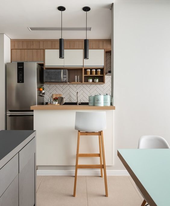 pendente industrial vs moderno cozinha