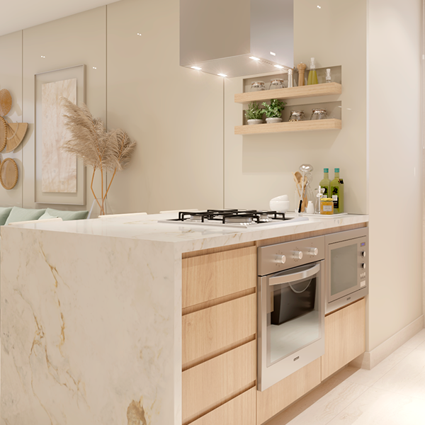 custo para fazer península de cozinha pequena