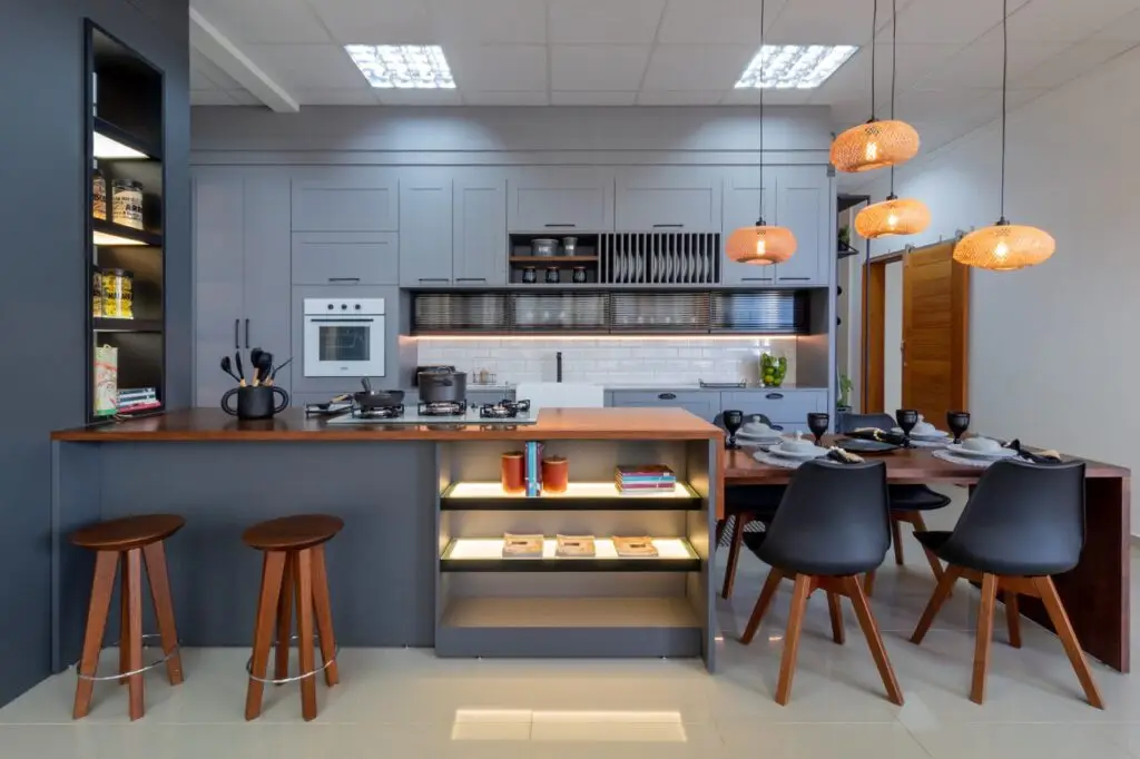 peninsula de cozinha pequena ideias