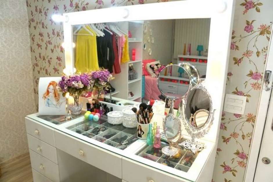 preço médio penteadeira camarim com led