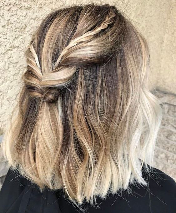 ideias de penteados para cabelo curto inspiração