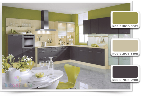 ideias de cores para pintar cozinha pequena