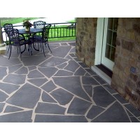 ideias de piso de caco de marmore para sala