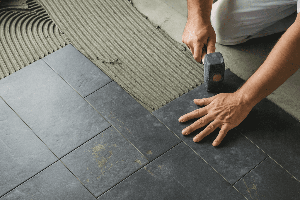 piso para varanda externa