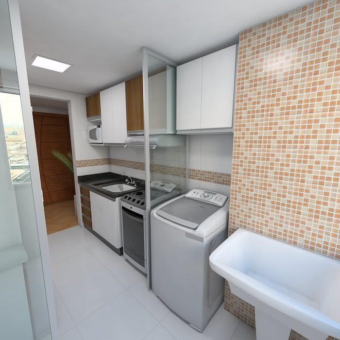 Piso Vinílico na Cozinha e Lavanderia: Mitos e Verdades sobre a Resistência à Água