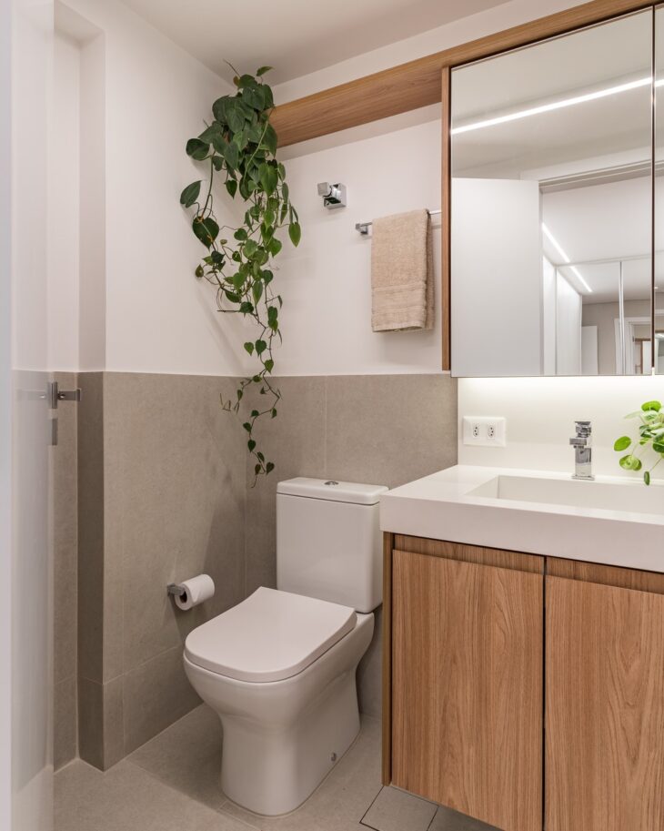 plantas para banheiro sem janela