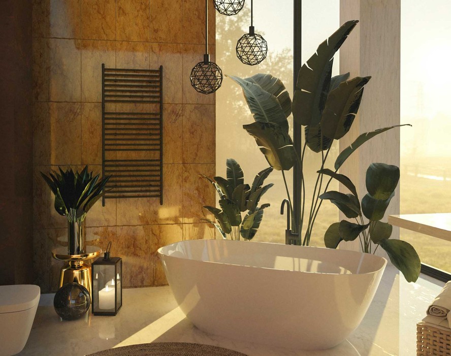 plantas para banheiro sem janela