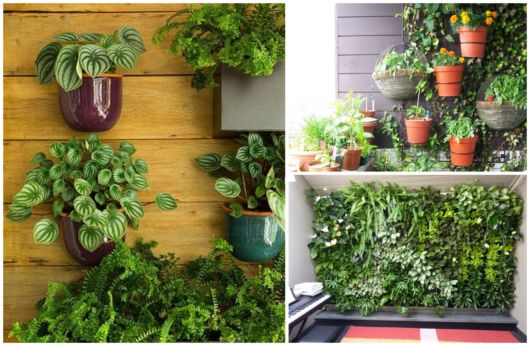 como fazer jardim vertical