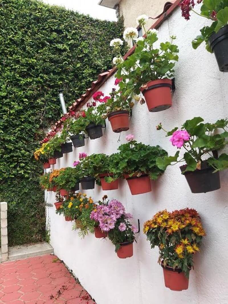 vasos para jardim vertical