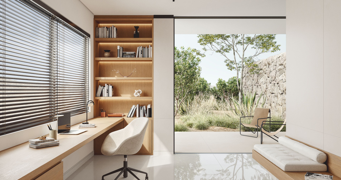 Porcelanato cinza em grandes formatos: vantagens e onde usar