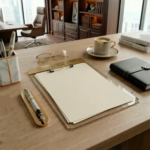 como fazer prancheta decorada para escritório passo a passo