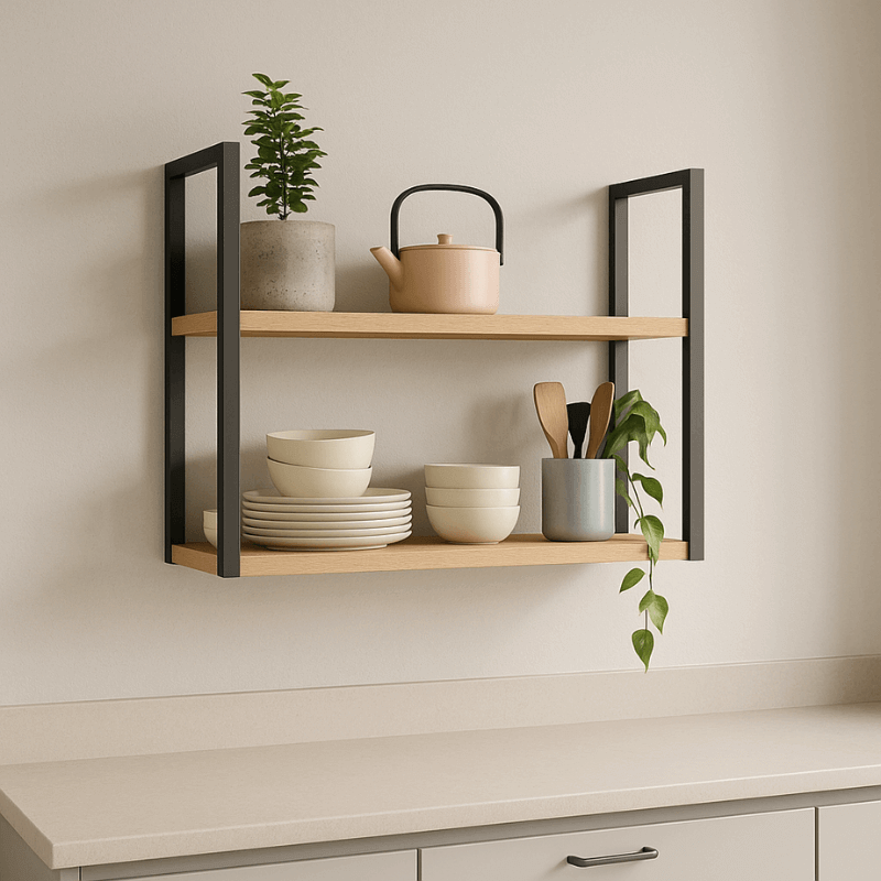 Guia Completo: Escolhendo o Material Ideal para Sua Prateleira de Cozinha