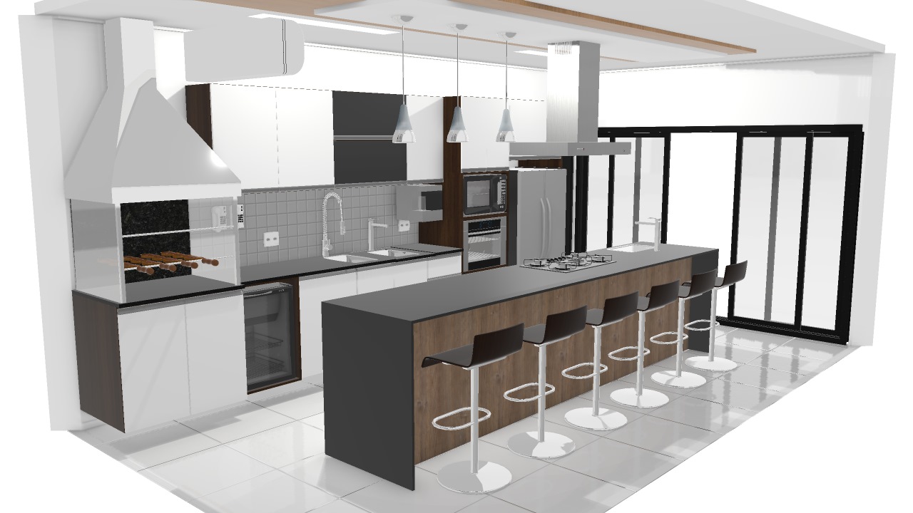 Cores e materiais: tendências para cozinhas gourmet em 2025