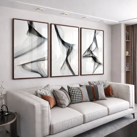 quadros abstratos para sala moderna