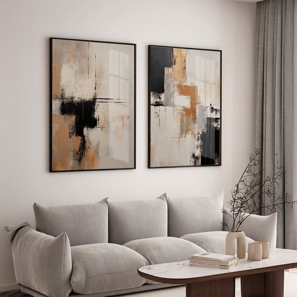 Guia Completo: Como Escolher o Quadro Abstrato Perfeito para Sua Sala