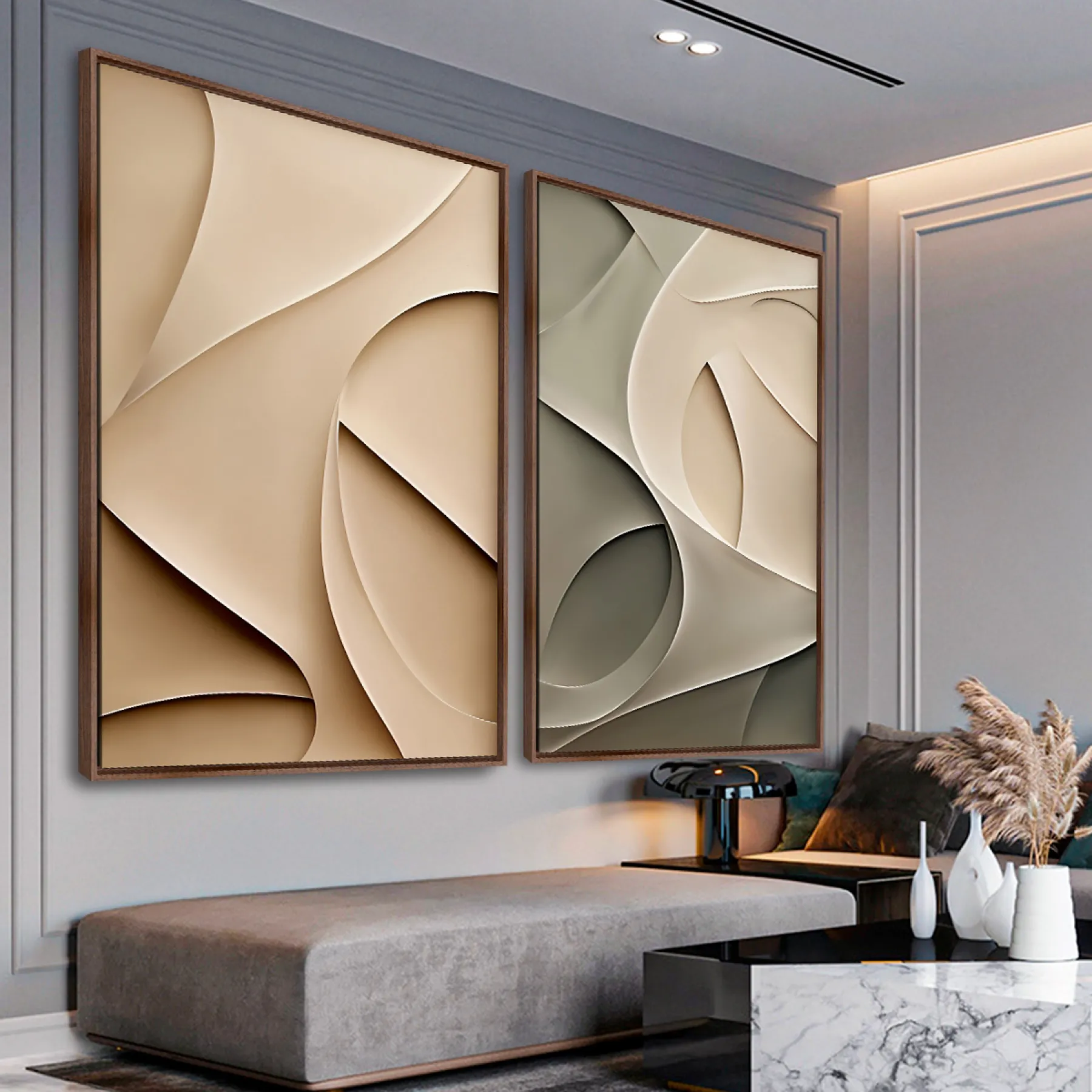 Tendências de Decoração 2026: O Impacto dos Quadros Abstratos no Design de Interiores