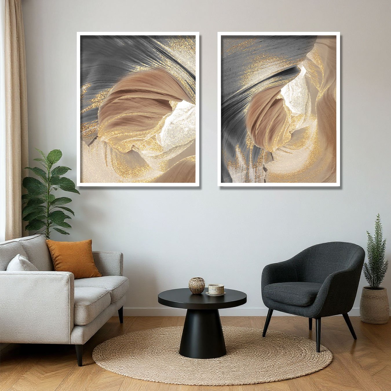 Cores e Dimensões: O Segredo para Posicionar Quadros Abstratos em Ambientes Pequenos