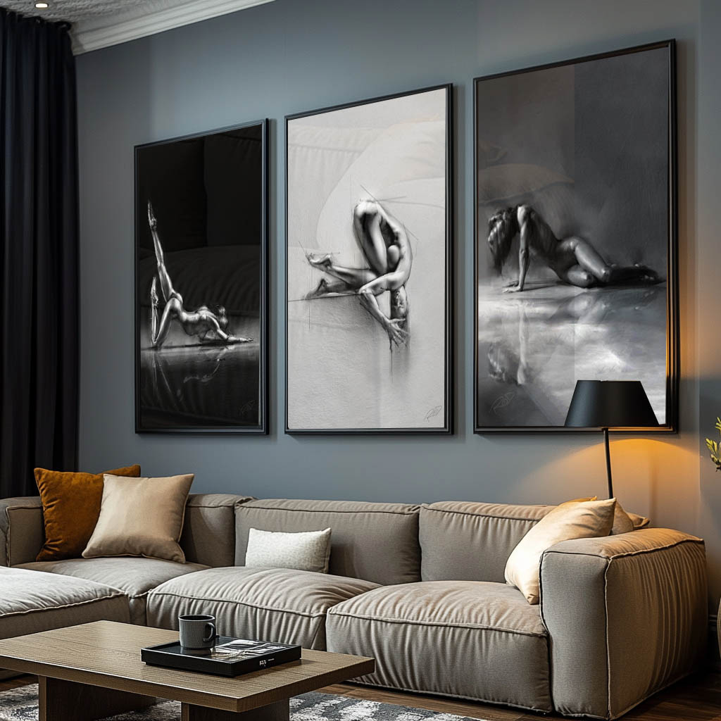 Quadros Minimalistas vs. Texturizados: Qual Estilo Combina Mais com Sua Sala?